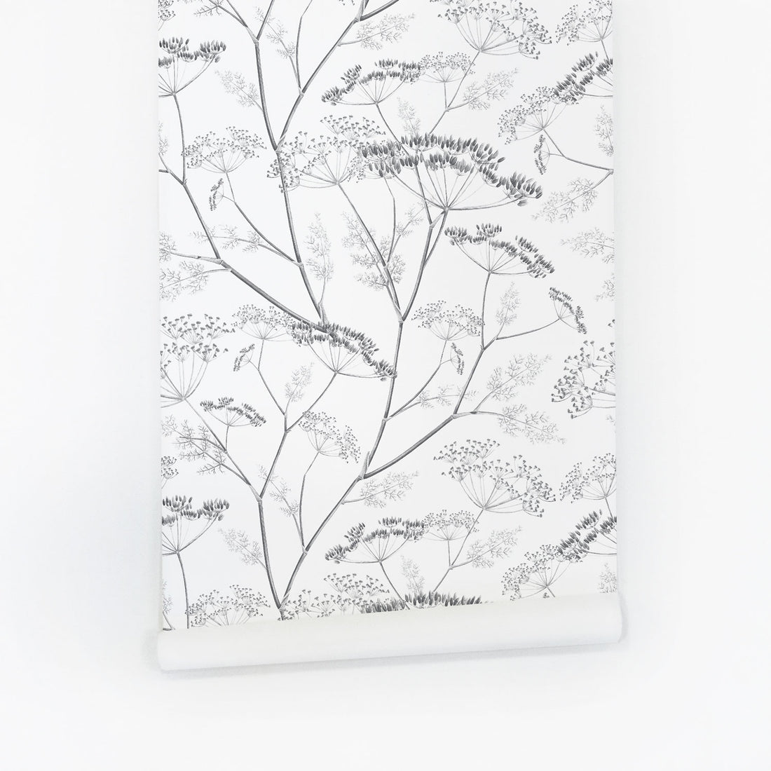 white and grey simple and modern wallpaper for farmhouse style home