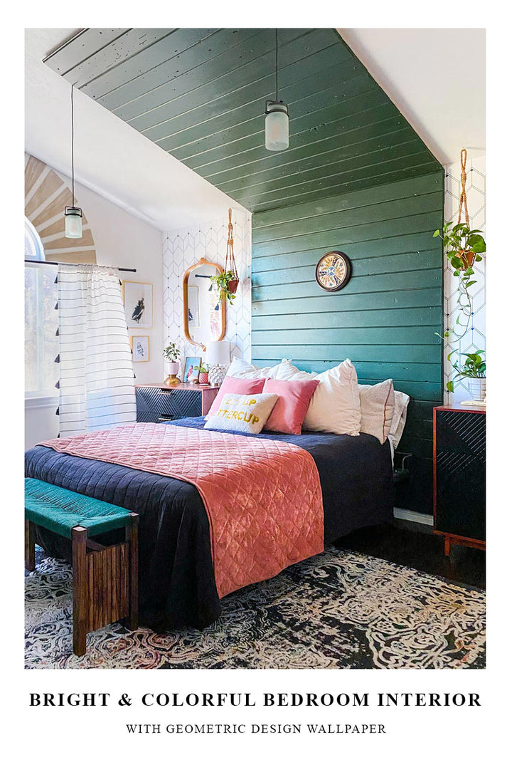 Bright & Colorful Bedroom Interior