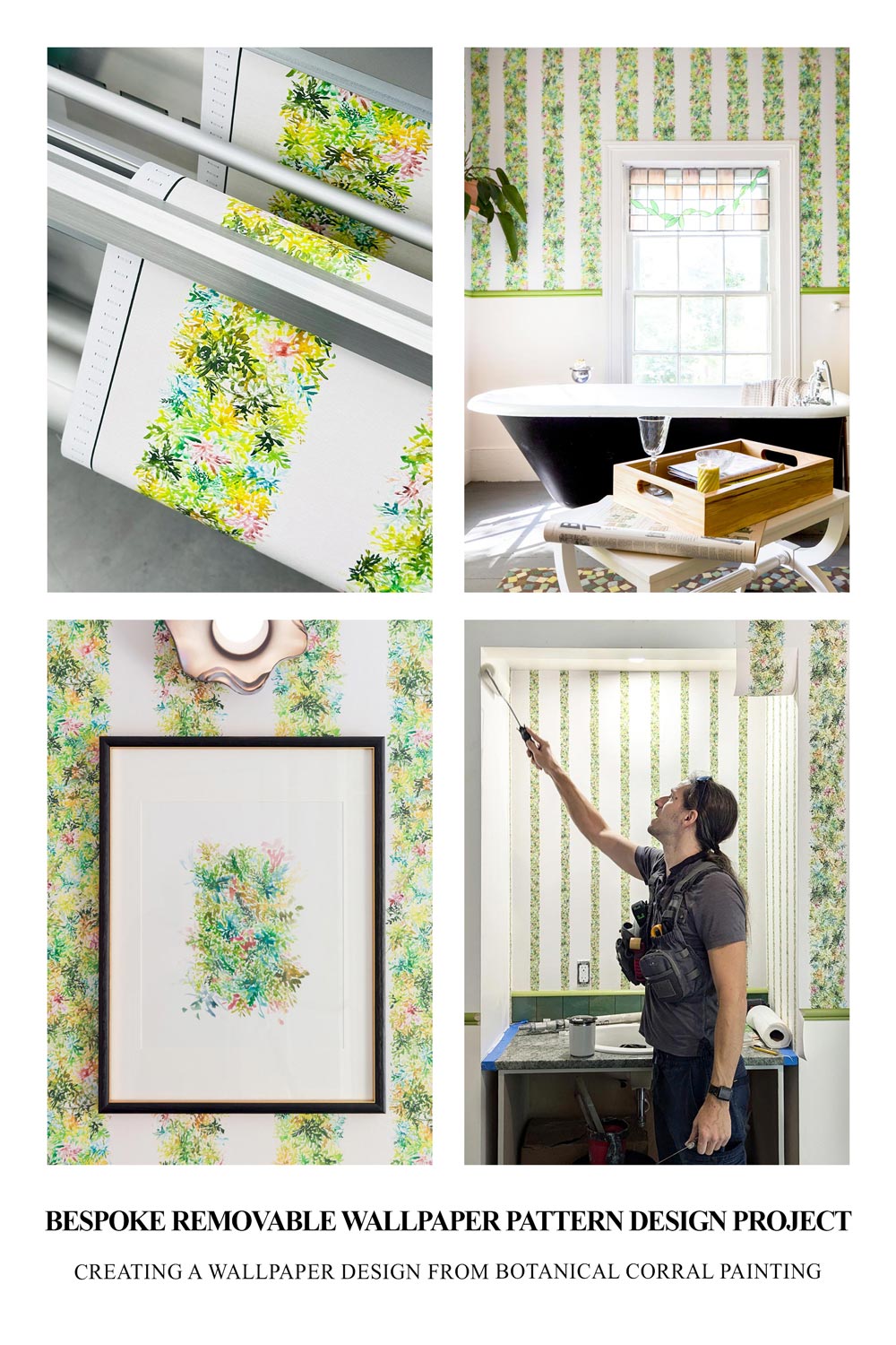 Bespok Pattern Bespoke Removable Wallpaper Pattern Design Project | Livettes Wallpaper