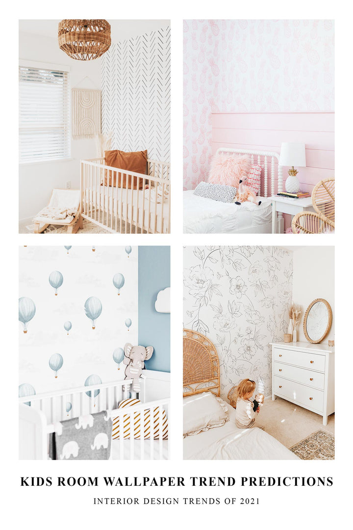 KIDS ROOM WALLPAPER TREND PREDICTIONS OF THE YEAR | INTERIOR DESIGN TRENDS