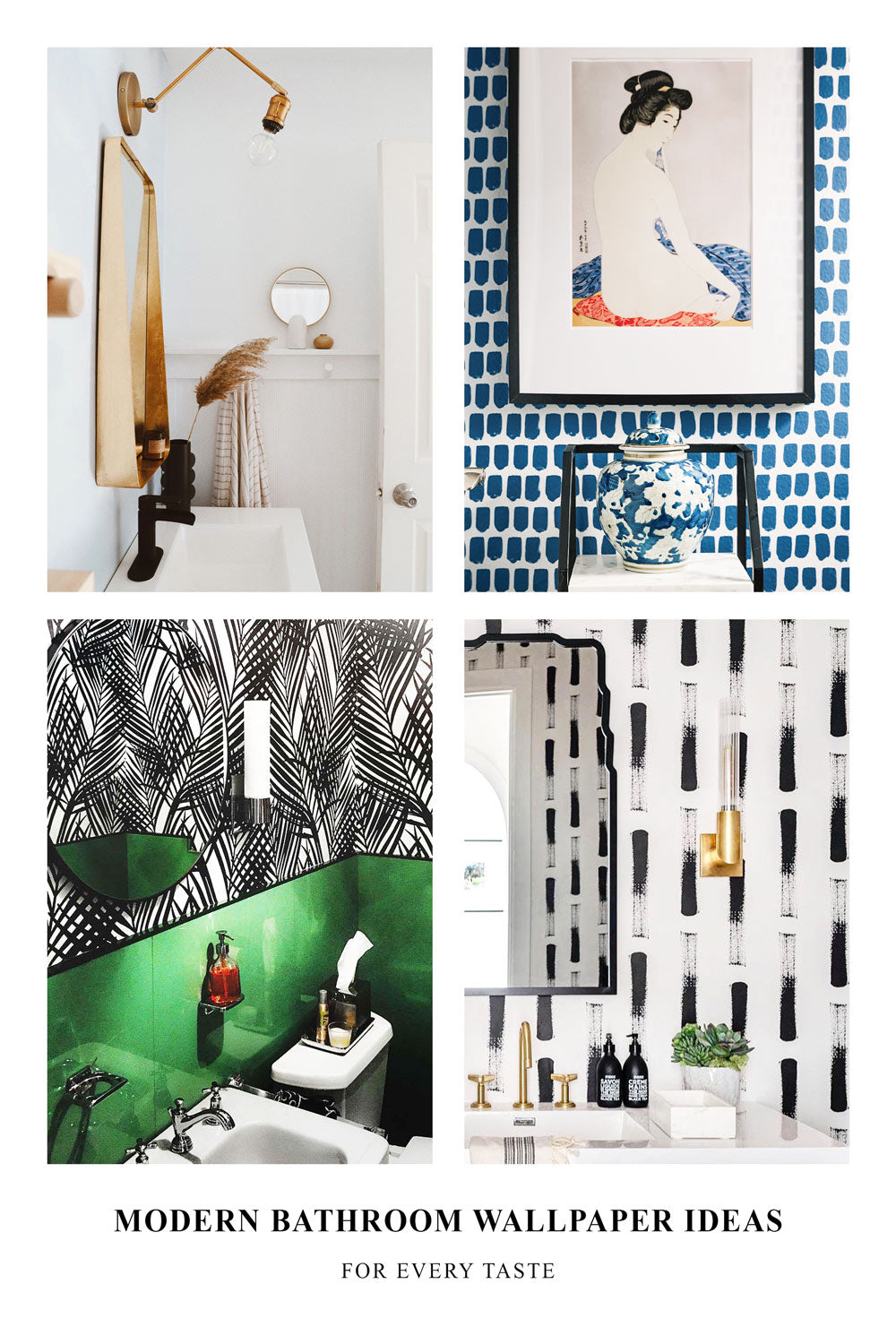Modern Bathroom Wallpaper Ideas For Every Taste | Livettes Wallpaper