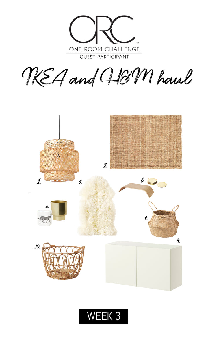 Bohemian chic ikea shopping haul for home office interior