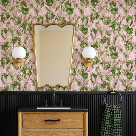 Abstract Floral Wallpaper