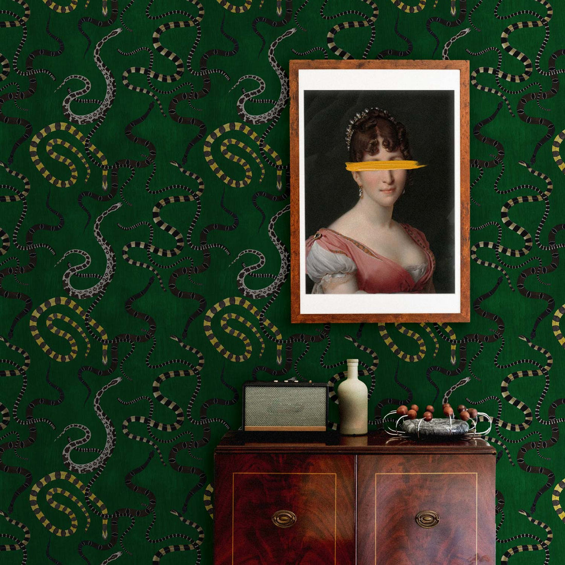 Snake In The Grass Removable Wallpaper