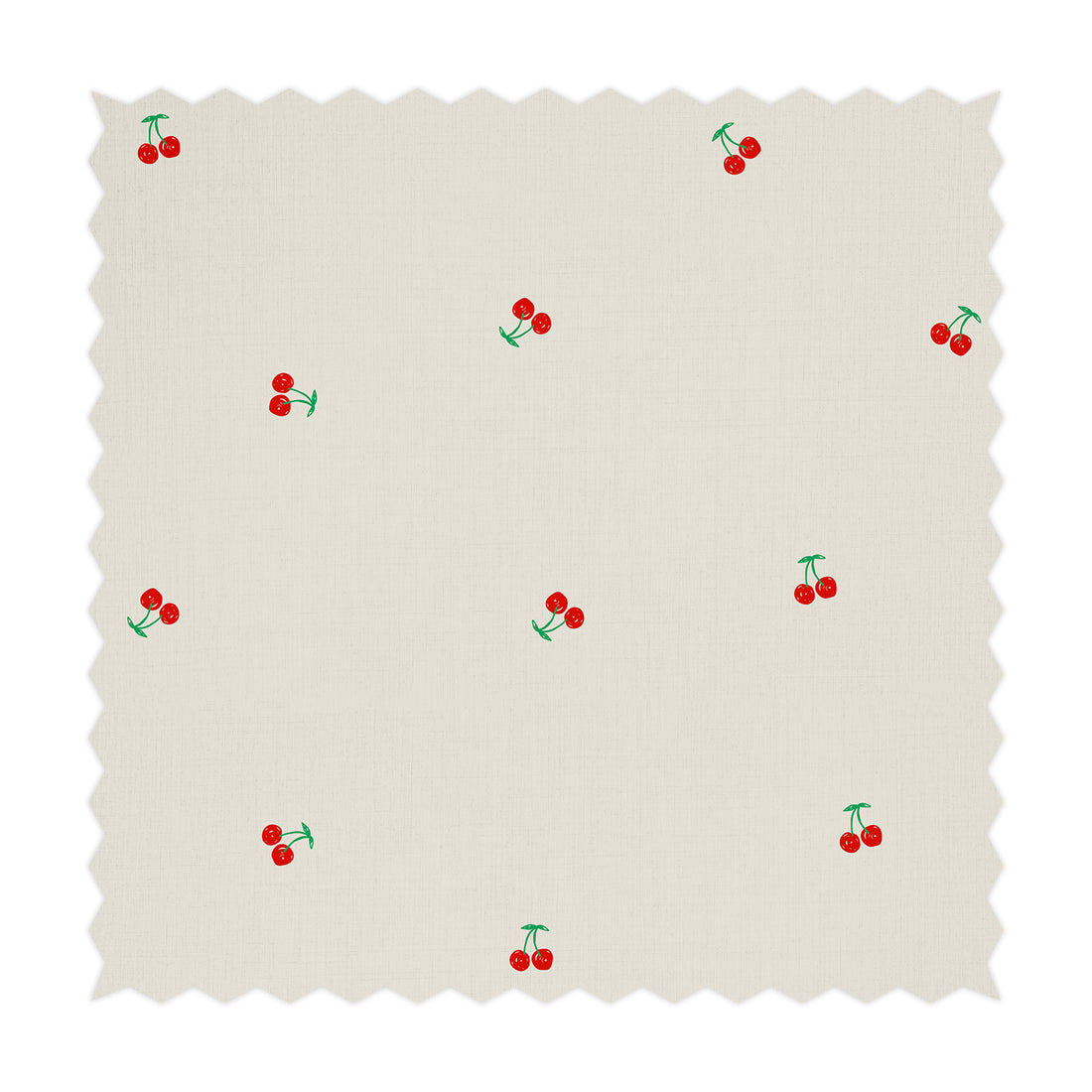 Tiny Cute Cherries Printed Fabric