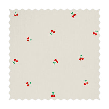 Tiny Cute Cherries Printed Fabric
