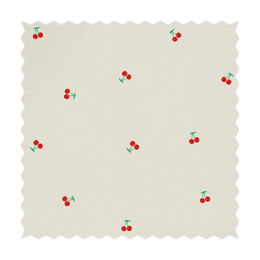 Tiny Cute Cherries Printed Fabric