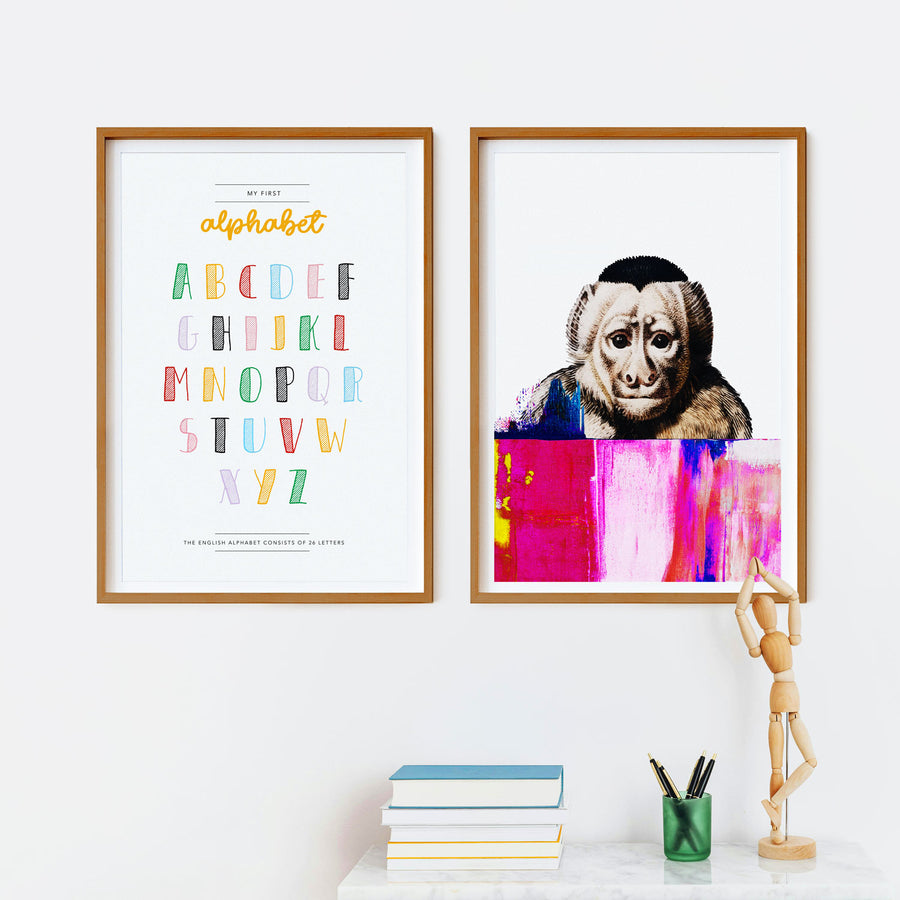 Eclectic Monkey Poster Duo Pack + Free FedEx Delivery