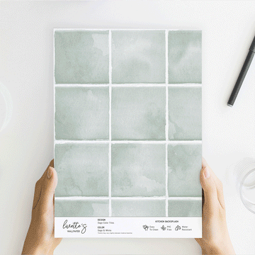 Backsplash Sample Bundle - 5 Farmhouse And Country Style Backsplash Samples