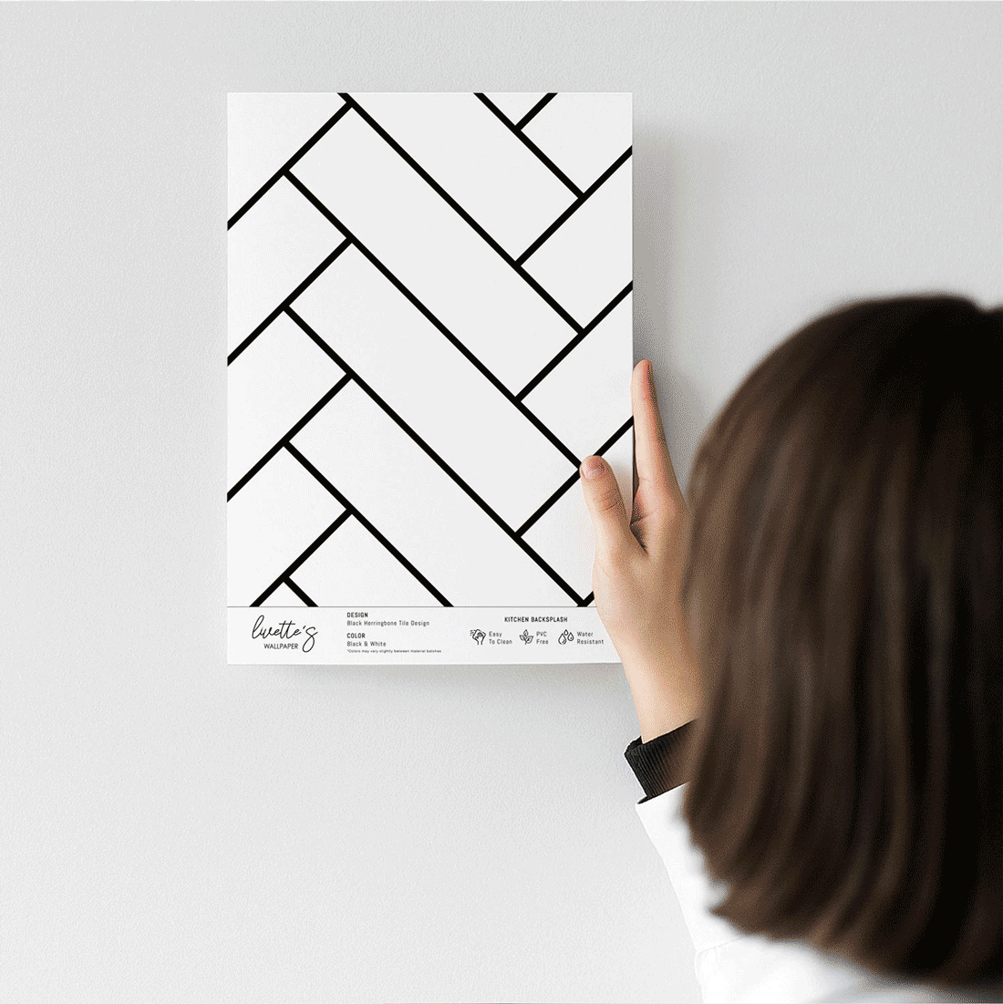 Backsplash Sample Bundle - 5 Herringbone & Chevron Backsplash Samples