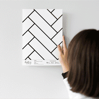 Backsplash Sample Bundle - 5 Herringbone & Chevron Backsplash Samples