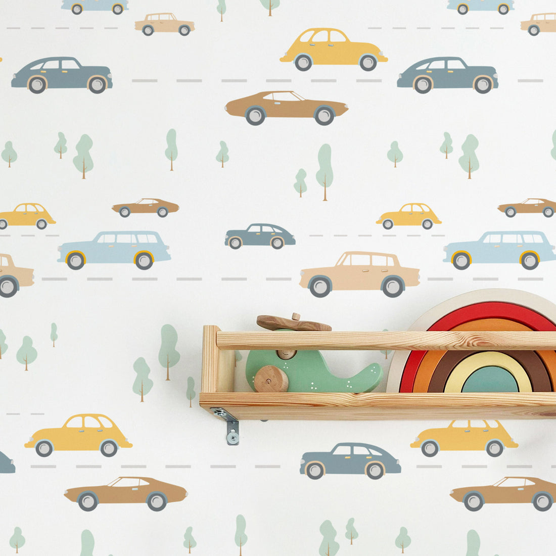 Classic Car Design Kids Removable Wallpaper