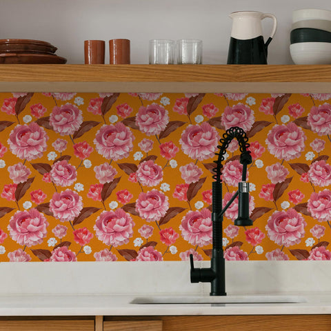 Parasprizzi con fantasia floreale colorata