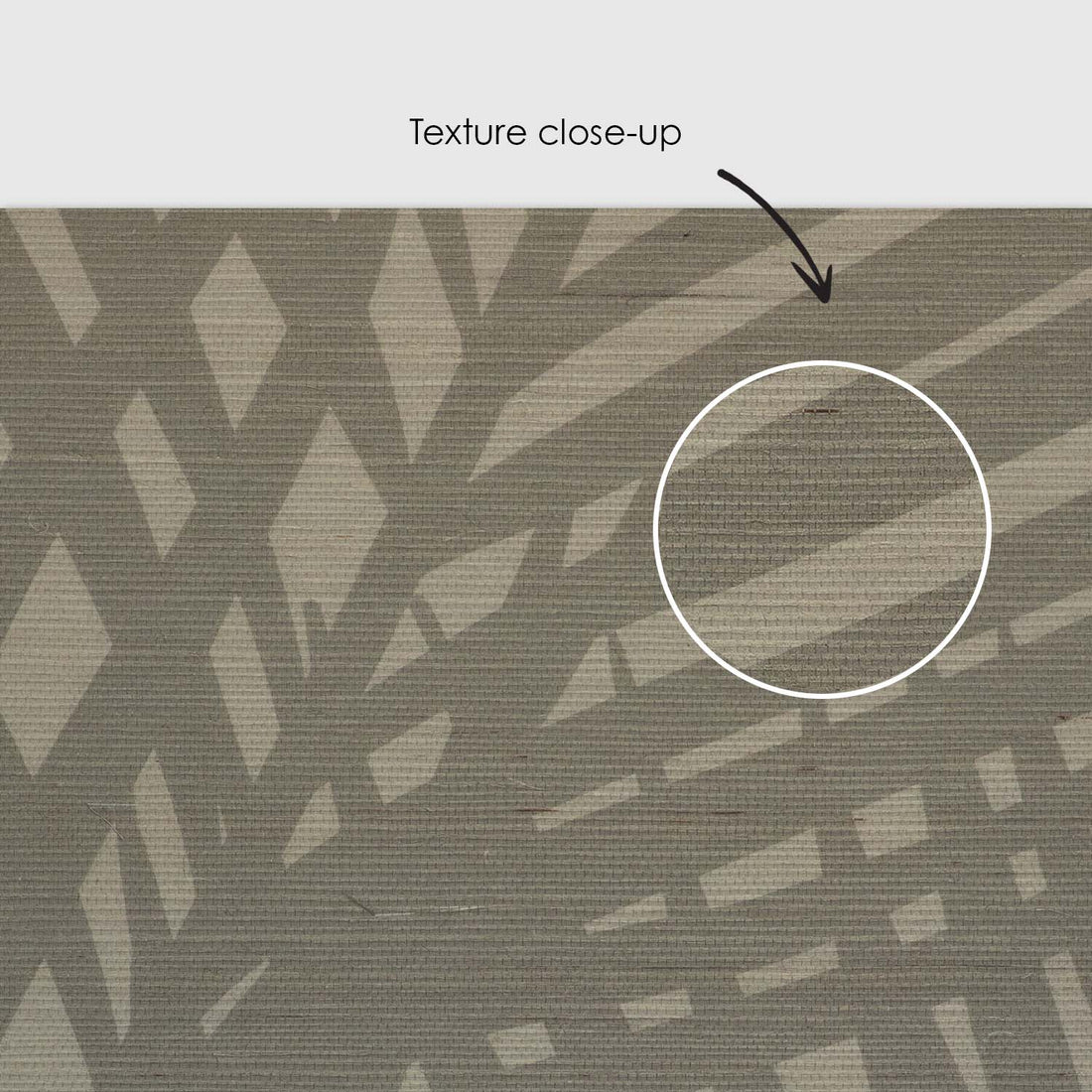 Elegant Neutral Palms Grasscloth Wallpaper