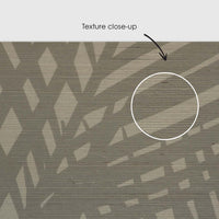 Elegant Neutral Palms Grasscloth Wallpaper