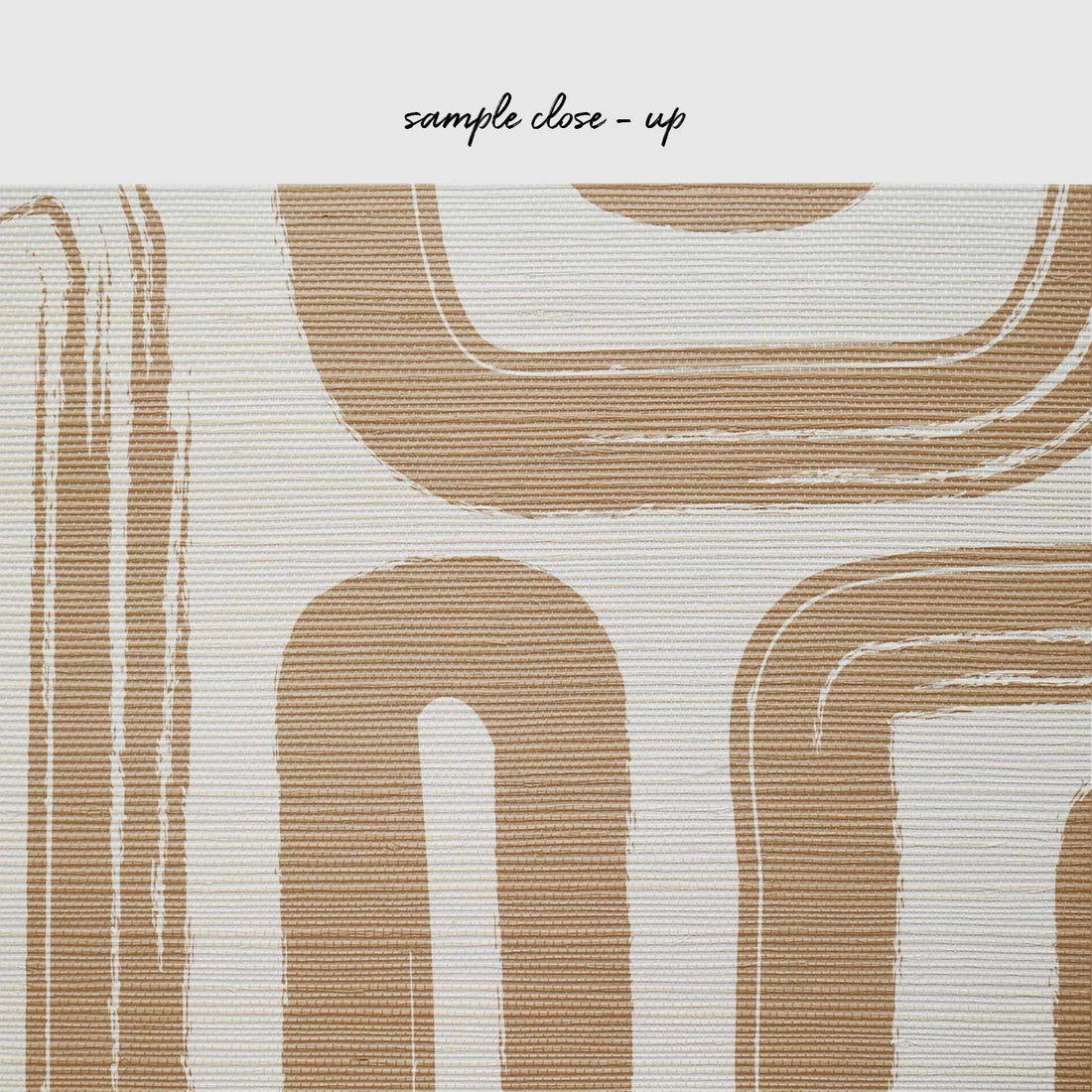 Latte Paintbrush Maze © Design Grasscloth Wallpaper