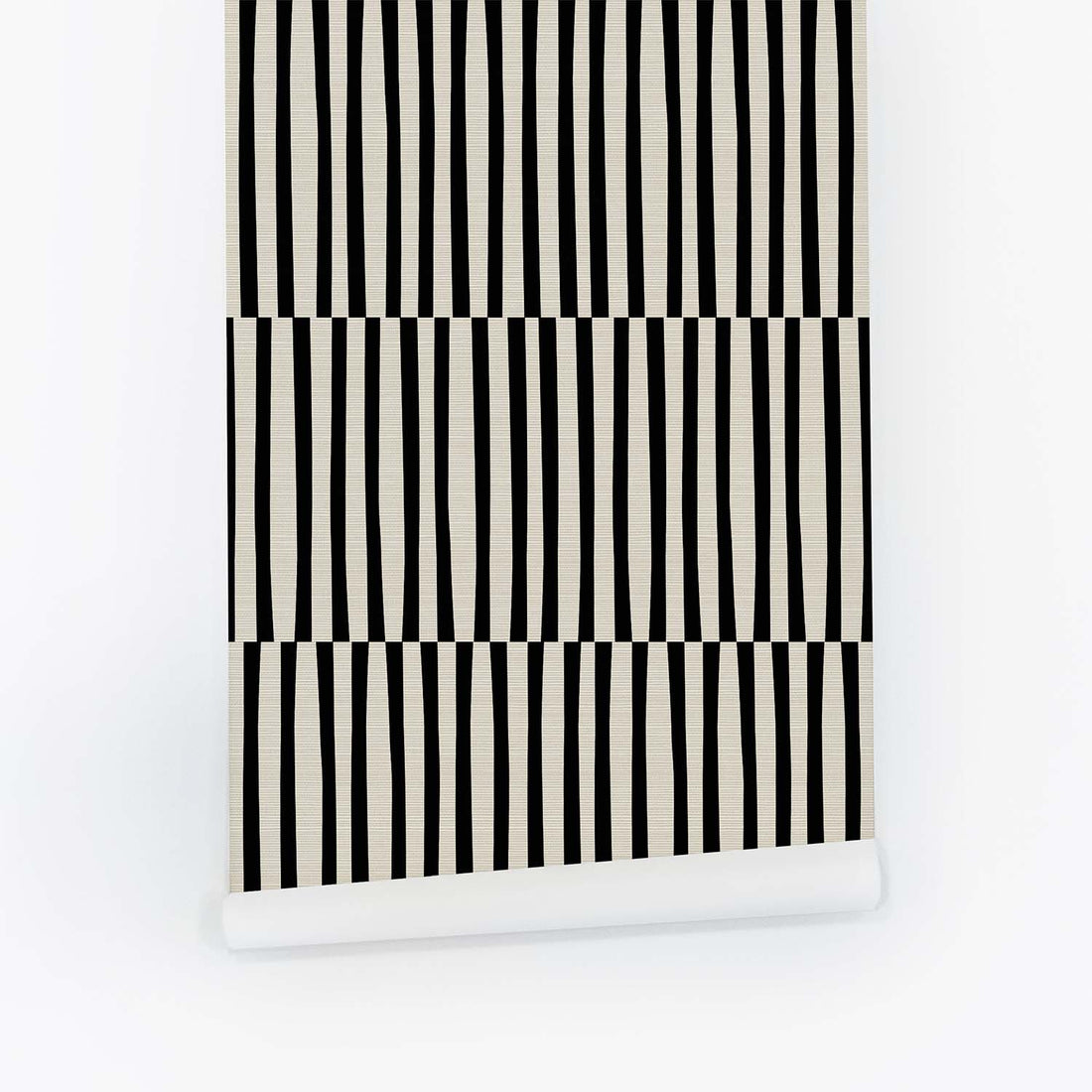 Minimal Lines Grasscloth Wallpaper