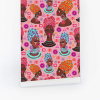 Mama Africa Removable Wallpaper