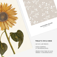 Botanical Design Poster Duo Pack + Free FedEx Delivery