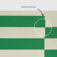 Green Maze Grasscloth Wallpaper