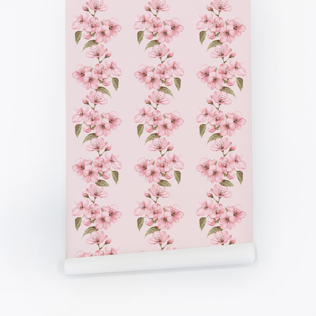 Cherry Blossom Print Removable Wallpaper