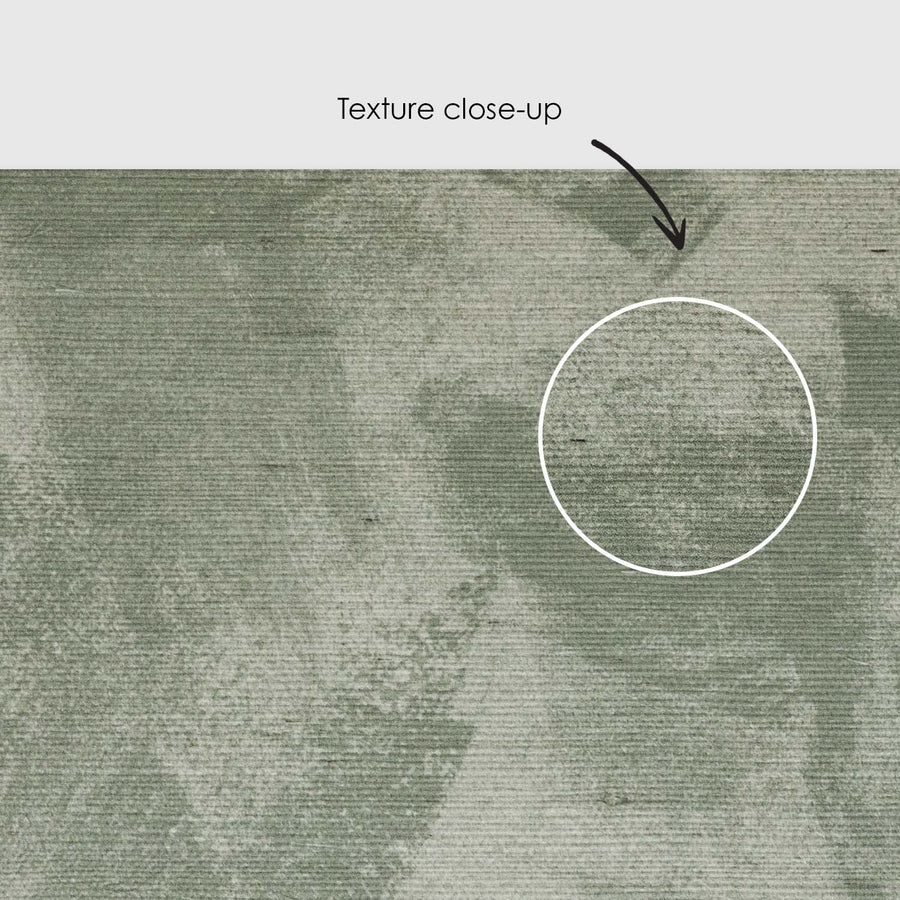 Green Limewash Grasscloth Wallpaper