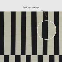 Minimal Lines Grasscloth Wallpaper