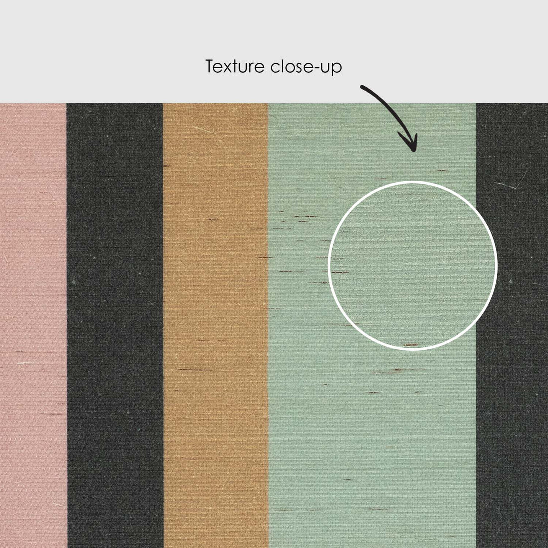 Vintage Retro Tiles Grasscloth Wallpaper