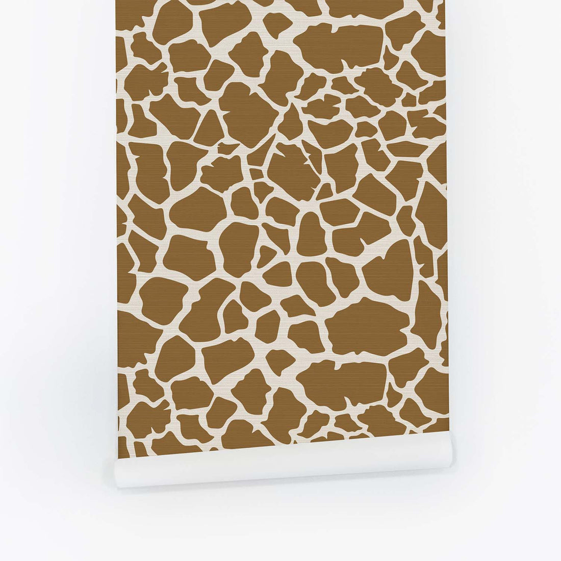 Giraffe Design Grasscloth Wallpaper