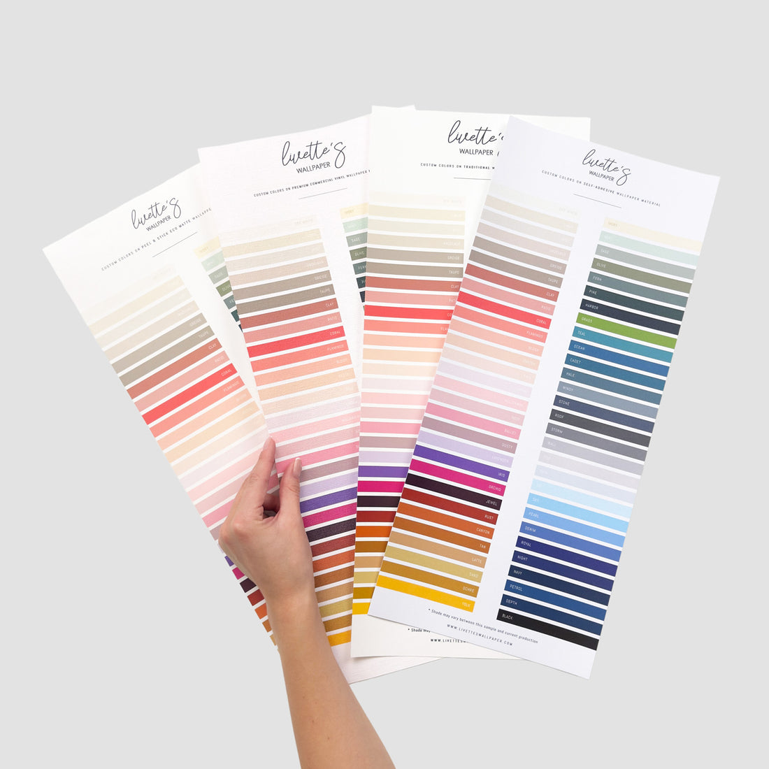 Peel&Stick Wallpaper Color Palette