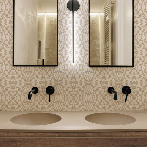 Neutral Tribal Print Wallpaper