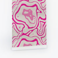 Agate Print Silk Wallpaper