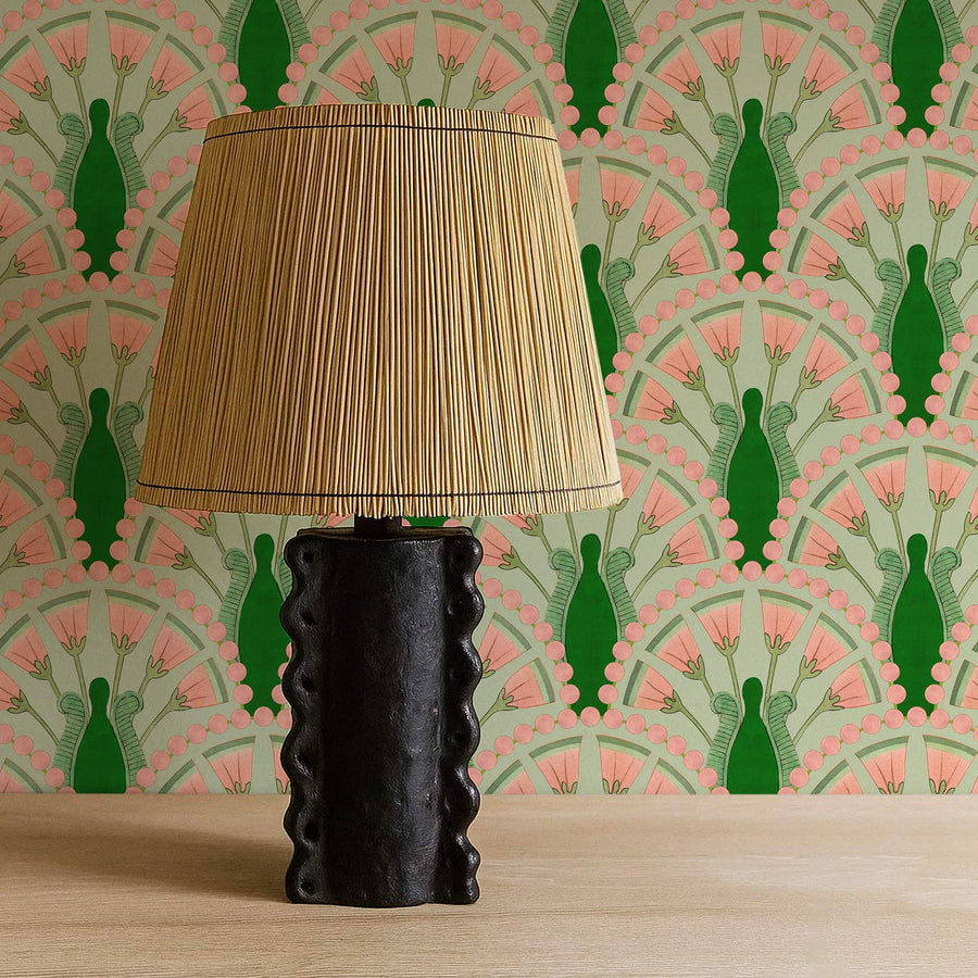 Art Deco Floral Wallpaper