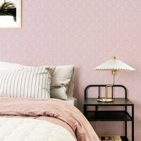 Pink Art Deco Tile pattern wallpaper
