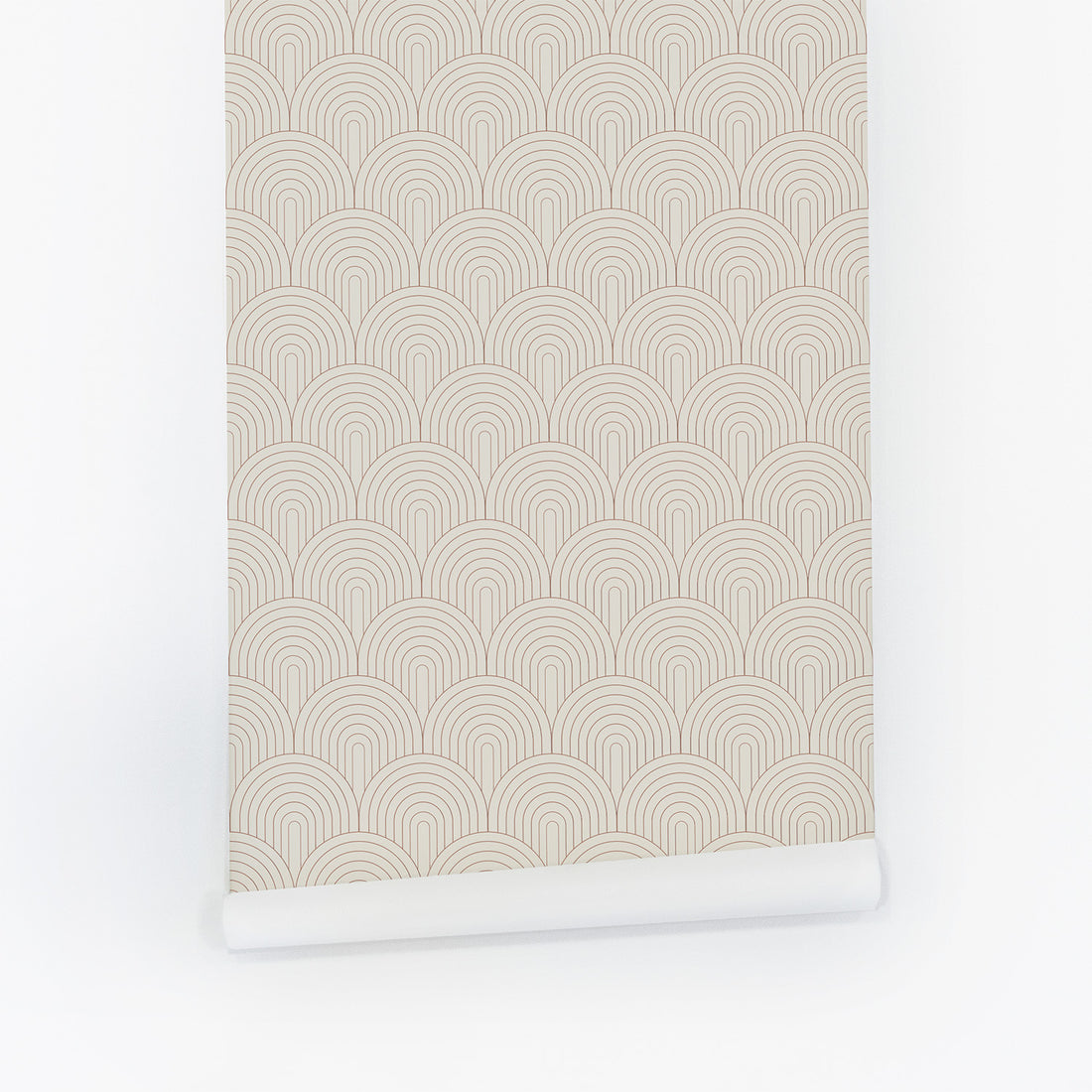 Neutral Art Deco Tile pattern wallpaper