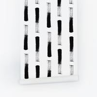 Black And White Abstract Piano Pattern © Wallpaper