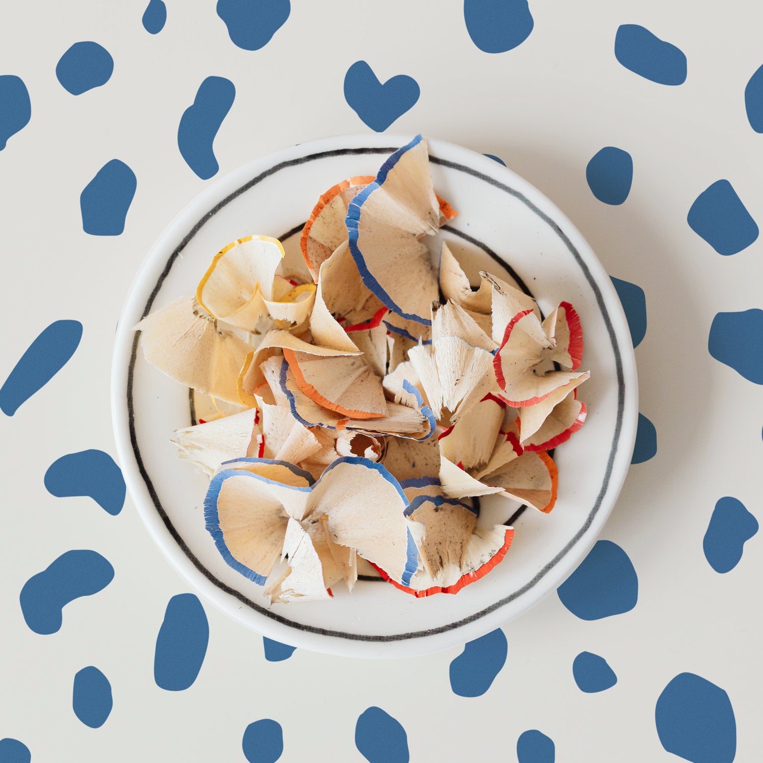 Blue Dalmatian Print Wallpaper removable & traditional Livettes