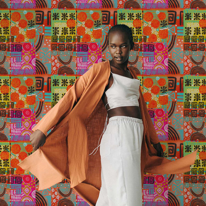 colorful inspired by africa wall decor