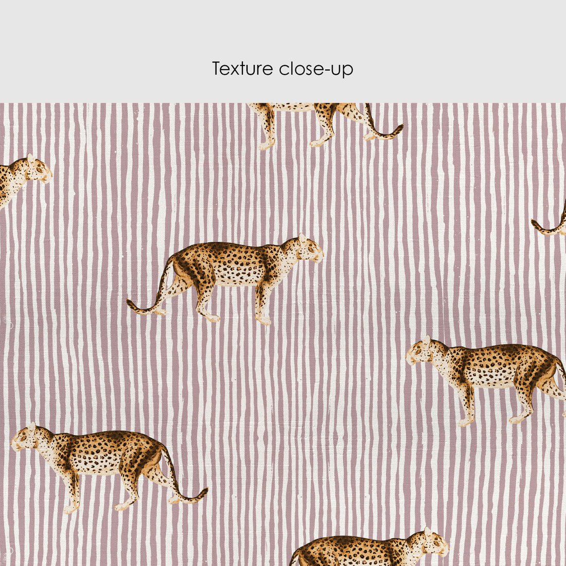 Bold Leopard Design Silk Wallpaper