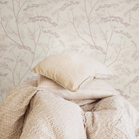 Botanical Wildflower Silk Wallpaper
