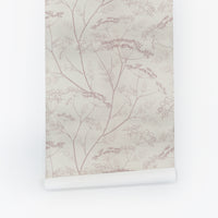 Botanical Wildflower Silk Wallpaper