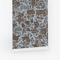 Granny Chic Silk Wallpaper
