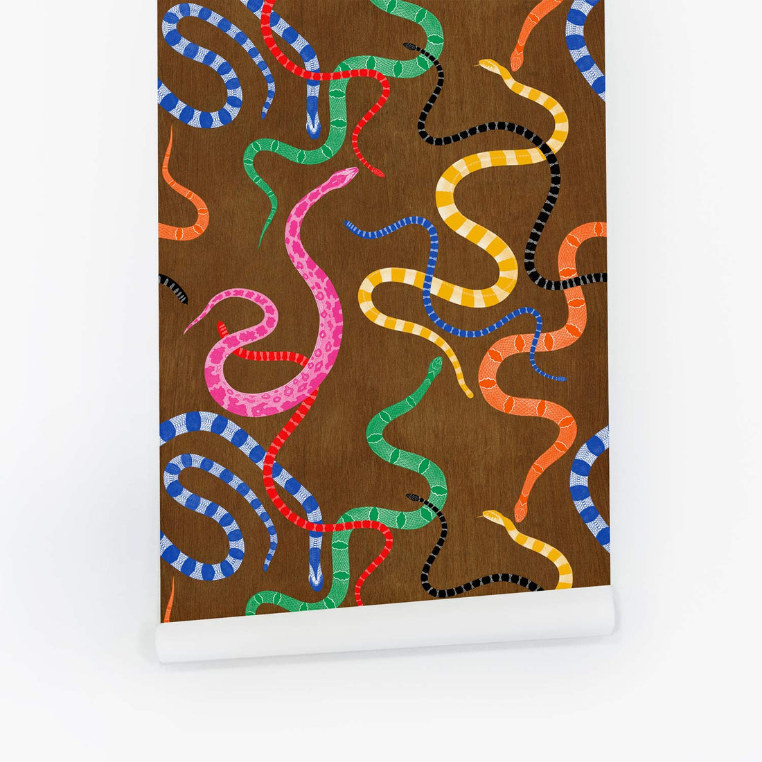 Colorful Snake In The Grass Wallpaper