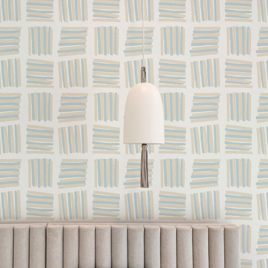 coastal style inspired wallpaper design for bedroom