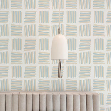 coastal style inspired wallpaper design for bedroom