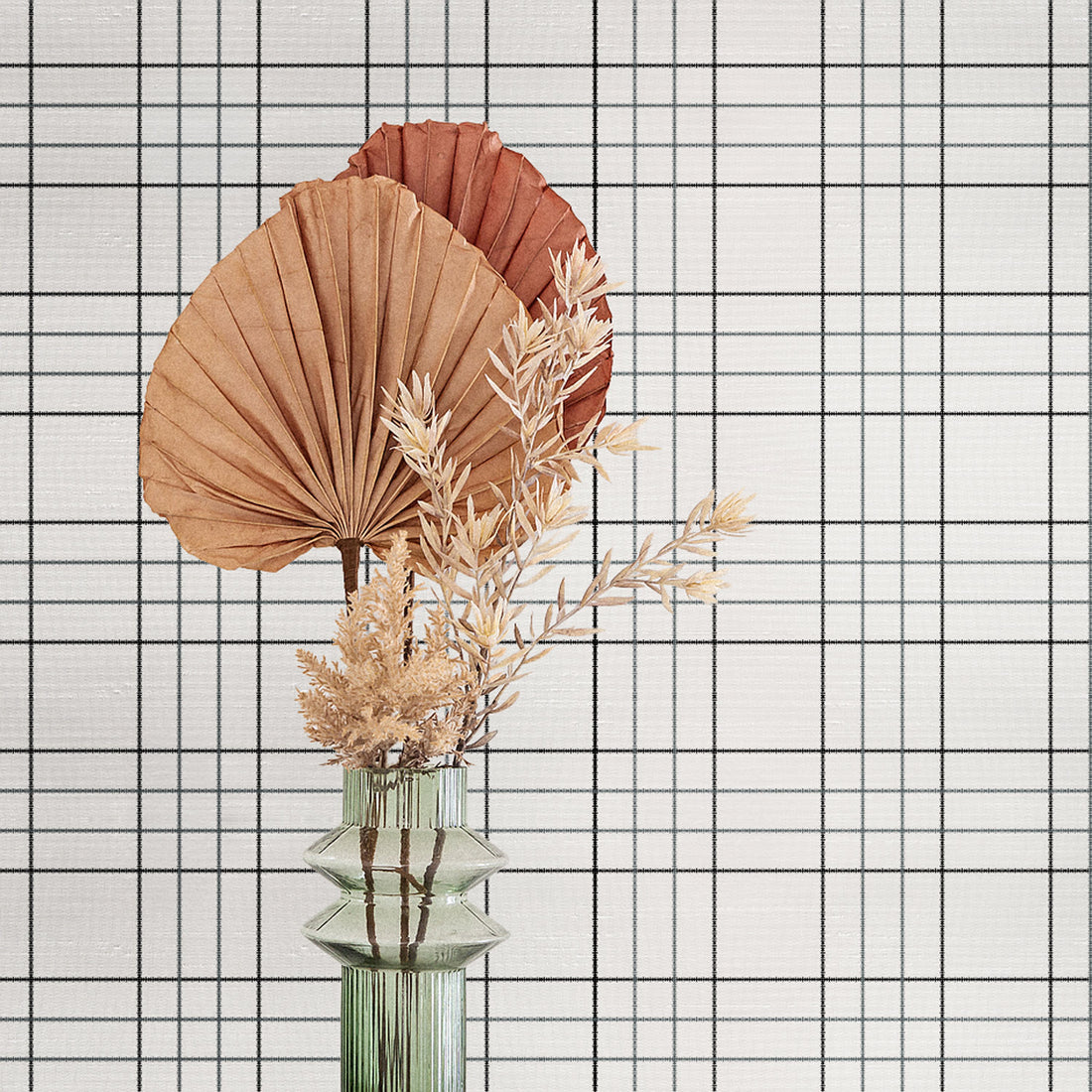 Criss Cross Plaid Silk Wallpaper