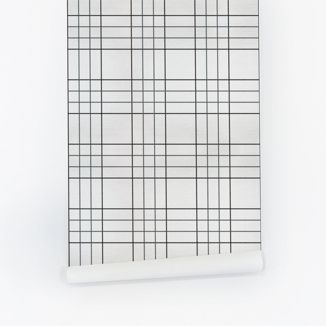 Criss Cross Plaid Silk Wallpaper