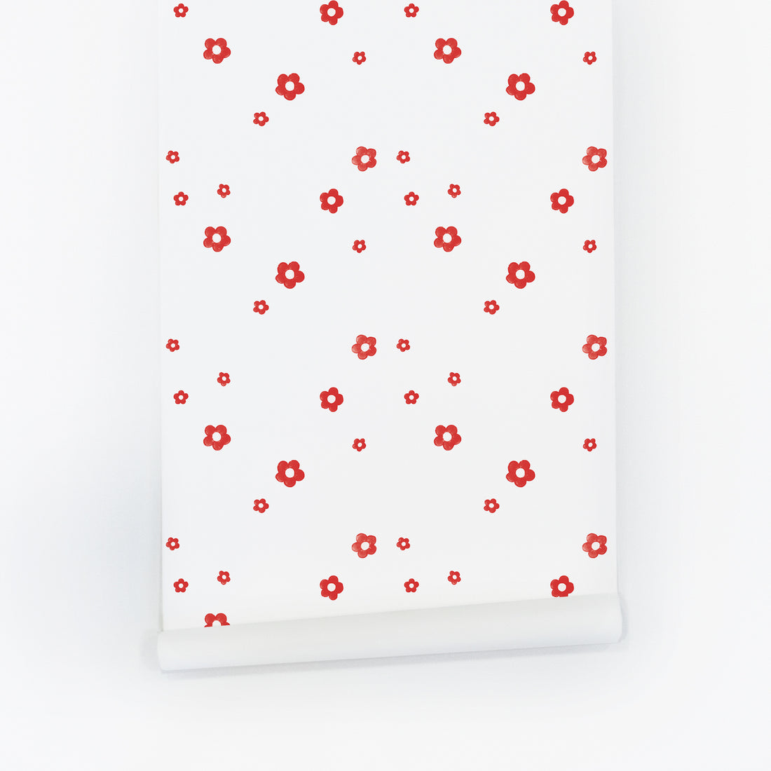 Cute Red Flowers Wallpaper