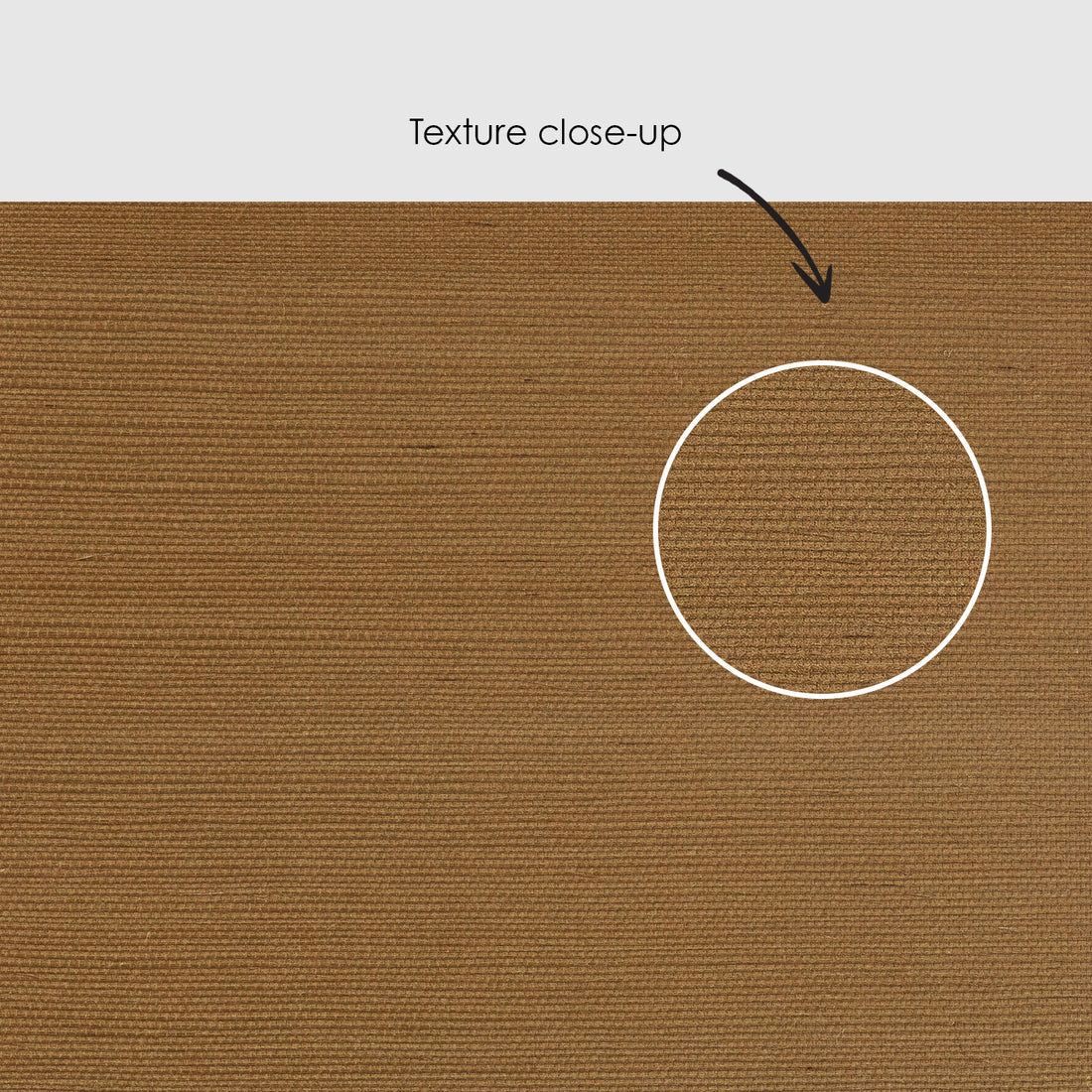 Mustard Brown Grasscloth Wallpaper