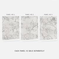 Delicate Floral Silk Wallpaper
